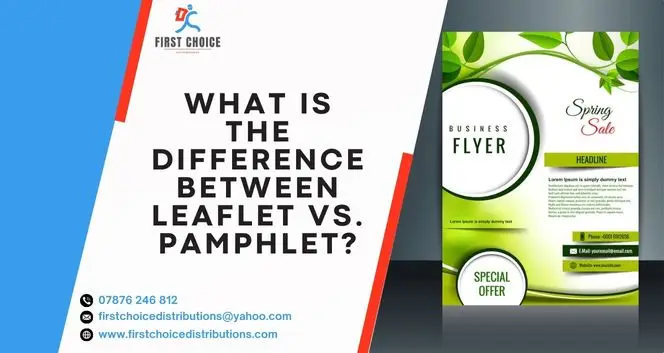 What is The Difference Between Leaflet Vs. Pamphlet?